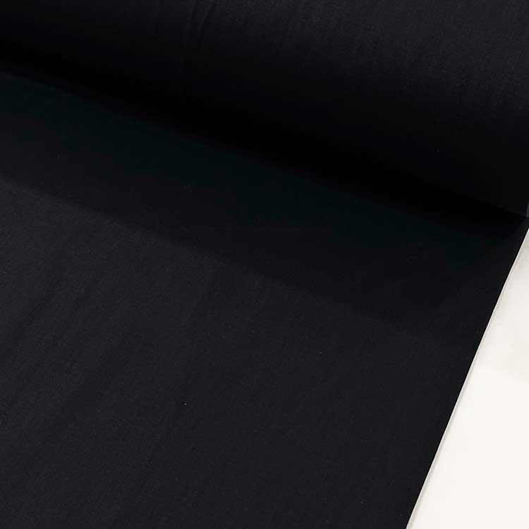 Black Poplin Fabric