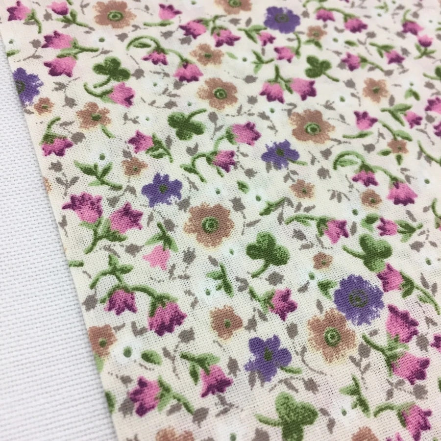 Crisp Flowers Poplin Fabric