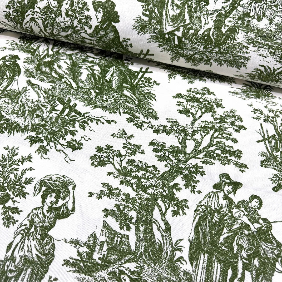 French Toile Duck Canvas