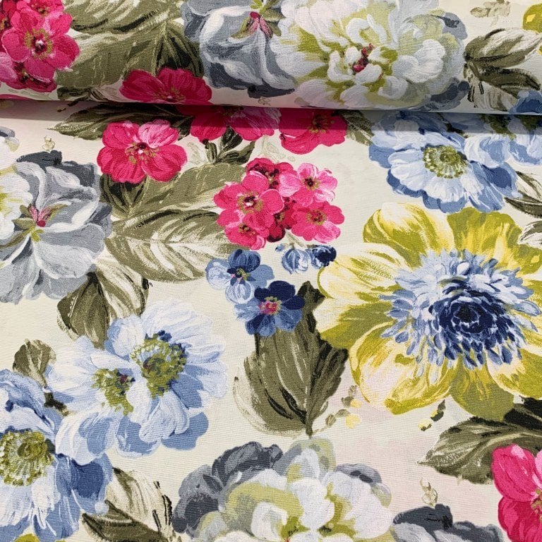 Fuchsia Flowers Duck Canvas